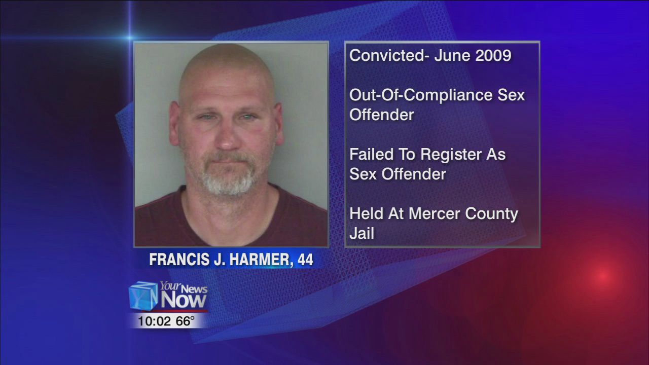 Sex offender arrested after failing to register